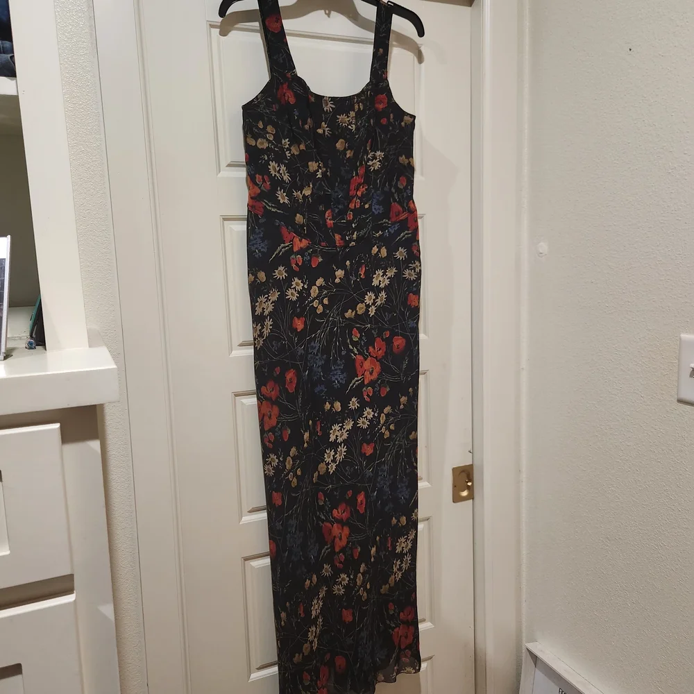 Polo by Ralph Lauren Black Floral Maxi Dress - Picture 3 of 7